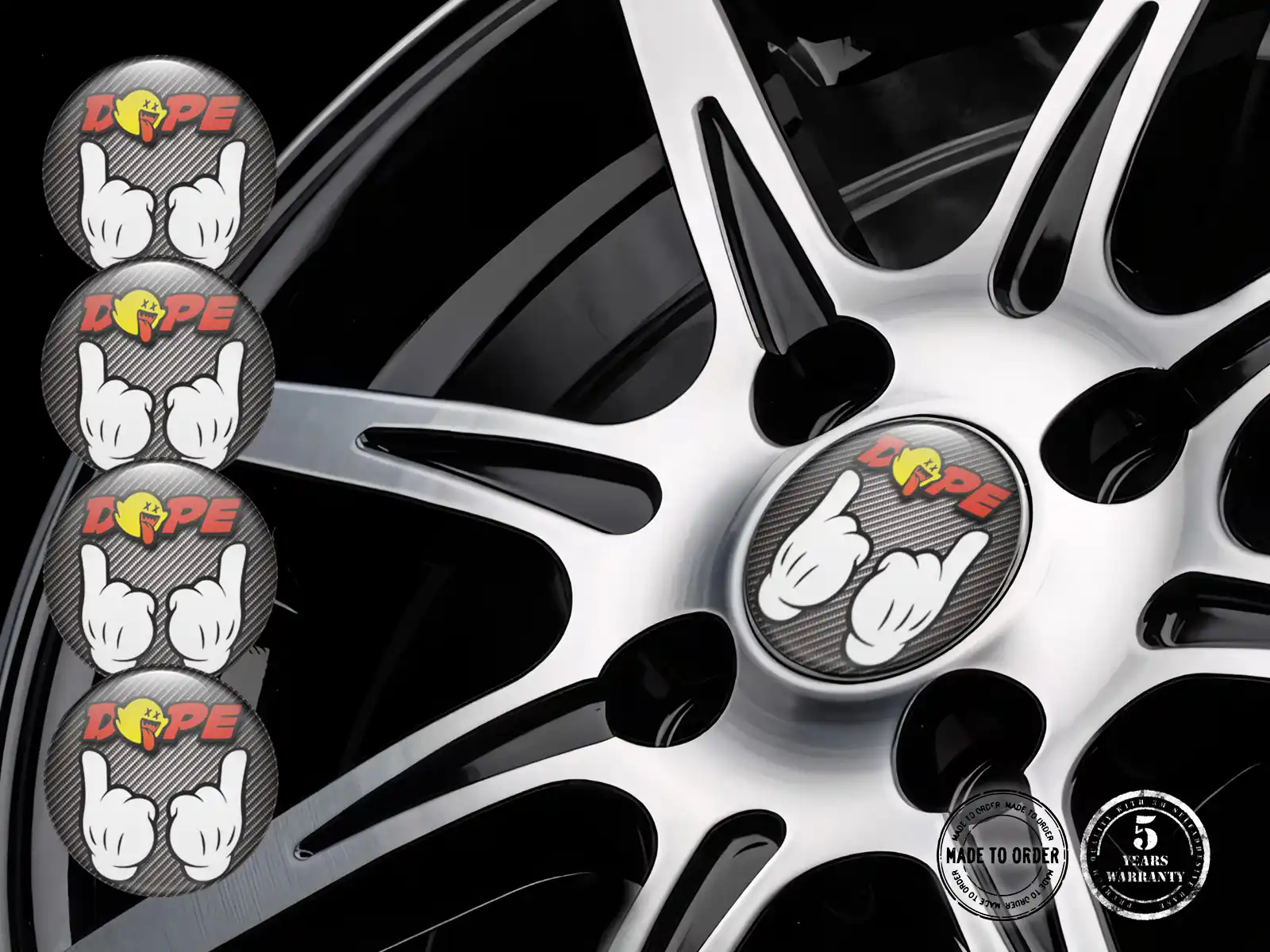 Wheel Decals Brand Supreme Galactic Fusion Hub